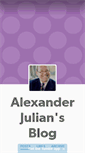 Mobile Screenshot of blog.alexanderjulian.com